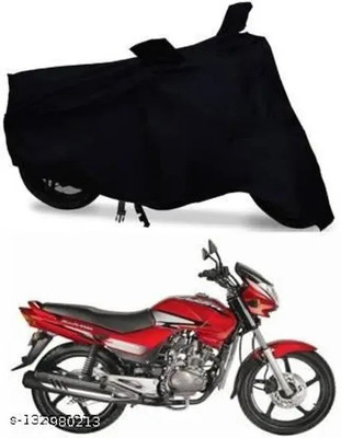KPIND Waterproof Two Wheeler Cover for Hero(Glamour, Black)