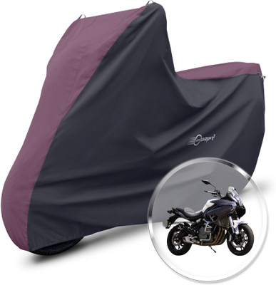 Neodrift Two Wheeler Cover for Benelli(TNT 600 GT, Maroon, Black)