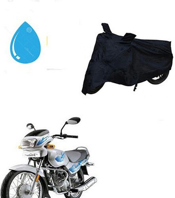 DeepShakshi AUTOMOTIVE Waterproof Two Wheeler Cover for TVS(Victor GLX, Black)