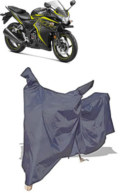 Amexride Two Wheeler Cover for Honda(CBR 250R, Grey)
