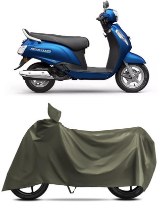 Vozilo Waterproof Two Wheeler Cover for Suzuki(Access 125, Green)