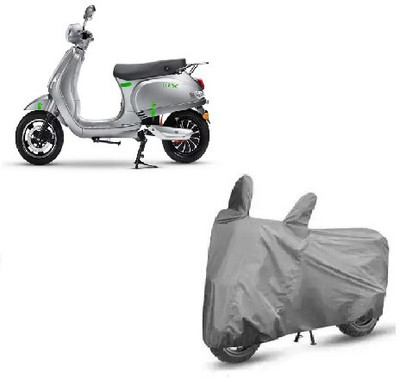 Tritika Waterproof Two Wheeler Cover for Kinetic(Nova, Grey)