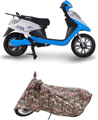 Coxtor Waterproof Two Wheeler Cover for Ampere(V 48, Multicolor)
