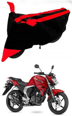 AutoGalaxy Waterproof Two Wheeler Cover for Yamaha(FZ FI BS6, Red, Black)