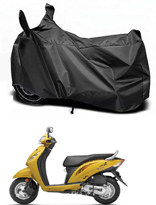 Auto Hub Waterproof Two Wheeler Cover for Honda(Activa i, Black)