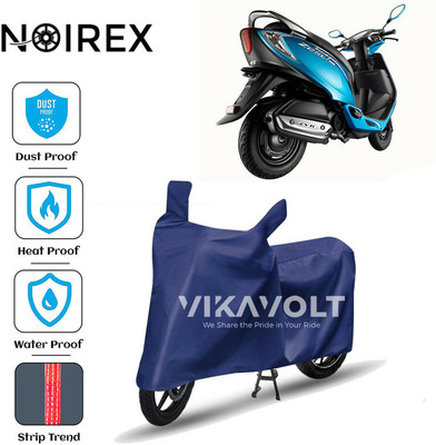 NOIREX Waterproof Two Wheeler Cover for TVS(Zest, Blue)