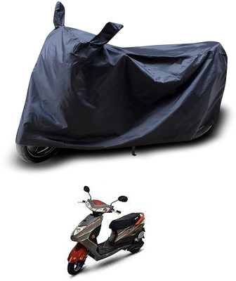 AASHTIK MART Two Wheeler Cover for Okinawa(Ridge Plus, Black)