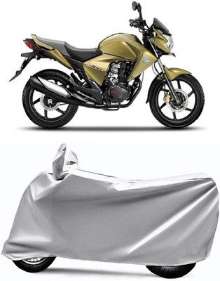 XOCAVO Two Wheeler Cover for Honda(Unicorn Dazzler, Silver)