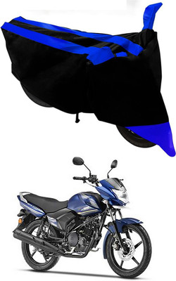 MMSSTAR Waterproof Two Wheeler Cover for Yamaha(Saluto, Blue, Black)