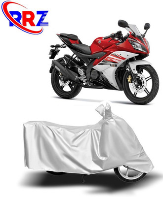 RRZ Waterproof Two Wheeler Cover for Yamaha(R15 V3, White)