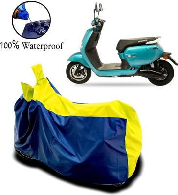 rakku Waterproof Two Wheeler Cover for Okinawa(Lite, Yellow, Blue)