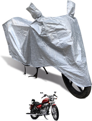 Euro Care Waterproof Two Wheeler Cover for Royal Enfield(Thunderbird 500, Silver)