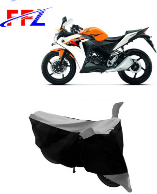 FFZ Waterproof Two Wheeler Cover for Honda(CBR 150R, Black, Grey)