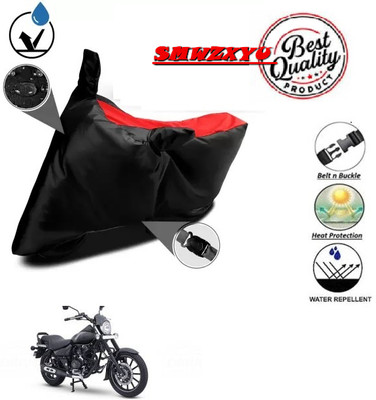 smwzxyu Waterproof Two Wheeler Cover for Bajaj(Avenger 220 DTS-i, Black, Red)