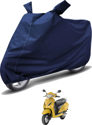 Auto Hub Waterproof Two Wheeler Cover for Honda(Activa 5G, Blue)