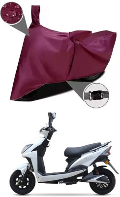 KEDIT Two Wheeler Cover for Techo Electra(Maroon)