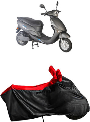 Autofly Waterproof Two Wheeler Cover for Avon(E Star, Red, Black)