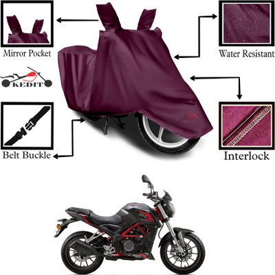 KEDIT Two Wheeler Cover for Benelli(TNT 25, Maroon)