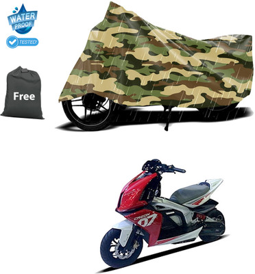 CODOKI Waterproof Two Wheeler Cover for TVS(Creon BS6, Yellow)