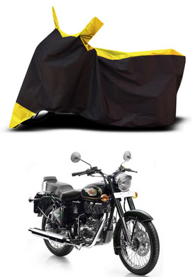 VESMEI Two Wheeler Cover for Royal Enfield(Electra 4S, Yellow)