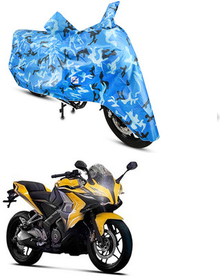 EGAL Waterproof Two Wheeler Cover for Bajaj(Pulsar SS400, Multicolor)