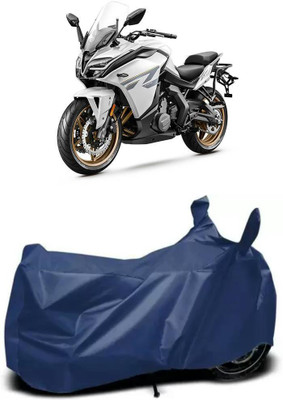 RKDS Healthcare Waterproof Two Wheeler Cover for CFMoto(650GT, Blue)