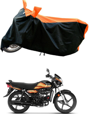 DeepShakshi AUTOMOTIVE Waterproof Two Wheeler Cover for Hero(CD deluxe, Orange)