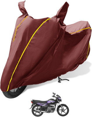 Auto Hub Waterproof Two Wheeler Cover for Hero(Super Splendor, Maroon)