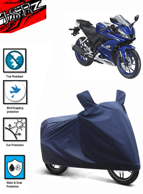 J S R Waterproof Two Wheeler Cover for Yamaha(YZF R15S, Blue)