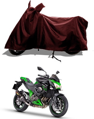 GROFATIK Two Wheeler Cover for Kawasaki(Z800, Maroon)
