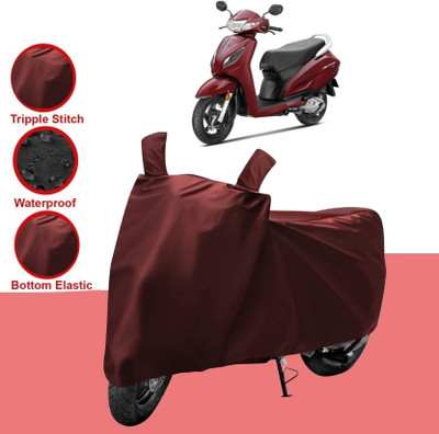 HWSXQAE Two Wheeler Cover for Honda(Activa 4G, Maroon)