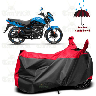 sowelar Waterproof Two Wheeler Cover for Hero(Splendor I Smart, Red, Black)