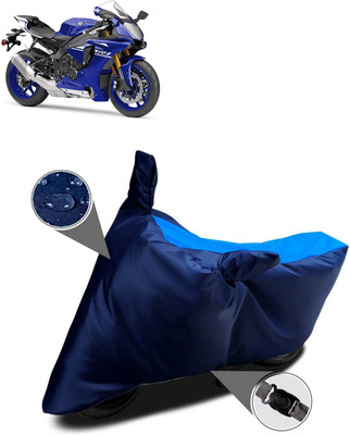 DeepShakshi AUTOMOTIVE Two Wheeler Cover for Yamaha(YZF-R1, Blue, Blue)