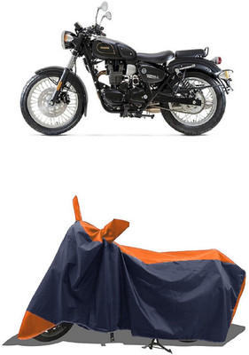 SUGASHRI Waterproof Two Wheeler Cover for Benelli(Imperiale 400, Orange, Blue)