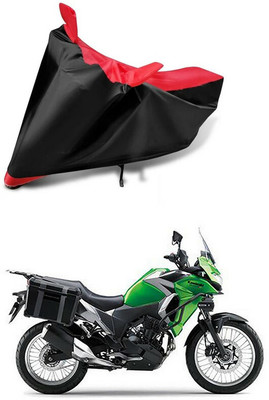 AutoGalaxy Waterproof Two Wheeler Cover for Kawasaki(Versys X 300, Red, Black)