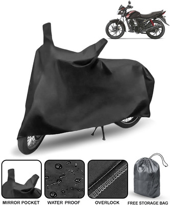 AutoRetail Waterproof Two Wheeler Cover for Suzuki(Sling Shot Plus, Black)