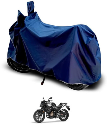 KEDIT Two Wheeler Cover for Honda(CB 500, Blue)