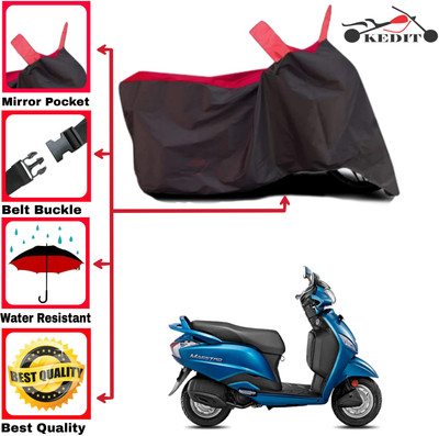 AASHTIK MART Two Wheeler Cover for Hero(Maestro Edge, Red, Black)