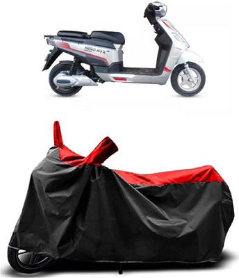 Fastak Two Wheeler Cover for Hero(Electric NYX BS6, Red)
