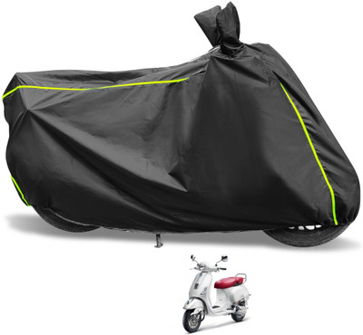 Euro Care Waterproof Two Wheeler Cover for Vespa(Elegante, Black)