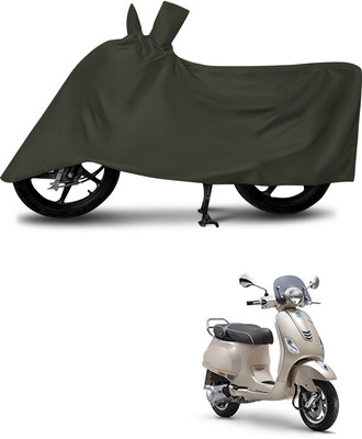 DeepShakshi AUTOMOTIVE Waterproof Two Wheeler Cover for Vespa(Elegante BS6, Green)