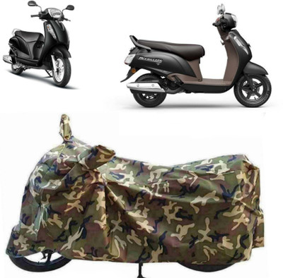 ma collections Two Wheeler Cover for Suzuki(Access 125, Green)