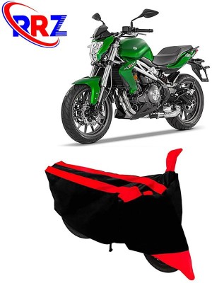 RRZ Waterproof Two Wheeler Cover for Benelli(TNT 300, Black, Red)