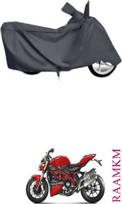 RAAMKM Two Wheeler Cover for Hero, Honda, Bajaj, Ather, TVS, Yamaha(Pulsar 200NS FI, Grey)