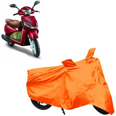 ROYAL AUTO MART Two Wheeler Cover for Mahindra(Gusto, Orange)