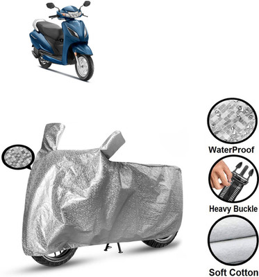 PAGORA Waterproof Two Wheeler Cover for Honda(Activa 6G, Silver)