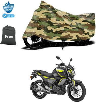 CODOKI Waterproof Two Wheeler Cover for Yamaha(FZ S V3, Yellow)