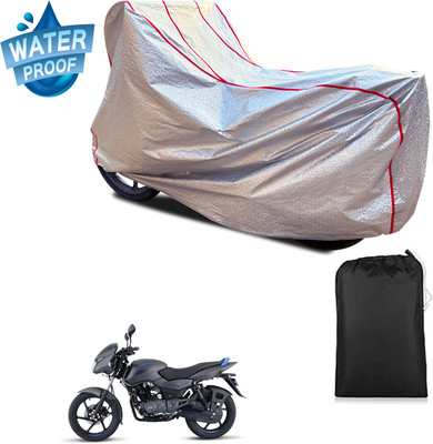 PAGORA Waterproof Two Wheeler Cover for Bajaj(Pulsar 125 Neon BS6, Silver)