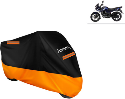 Juvdoxj Waterproof Two Wheeler Cover for Bajaj(Discover 150 f, Orange)