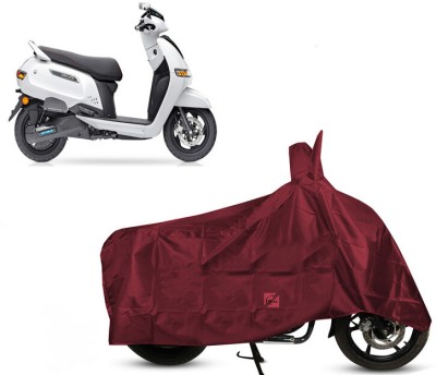 EGAL Waterproof Two Wheeler Cover for TVS(iQube Electric, Maroon)